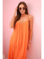 Dámské šaty 81541 Oranžová - FPrice