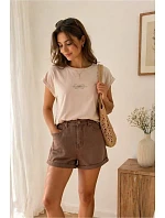 model 22136091 BLOUSE - OFF PINK