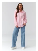 Košile s dlouhým rukávem model 224100 Makadamia Košile s dlouhým rukávem model 224100 Makadamia