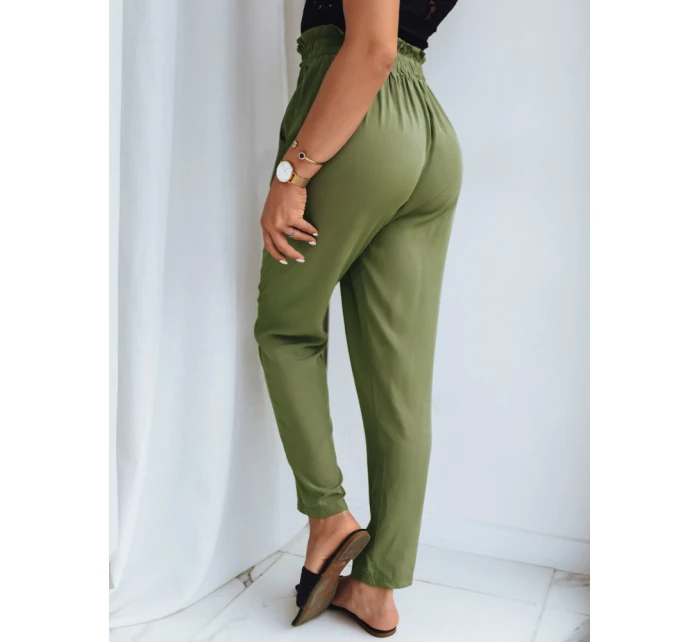 Dámské látkové kalhoty ADELIS green FashionStreet UY1554 Dámské látkové kalhoty ADELIS green FashionStreet UY1554