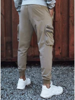 Pánské kalhoty cargo béžové FashionStreet UX4302