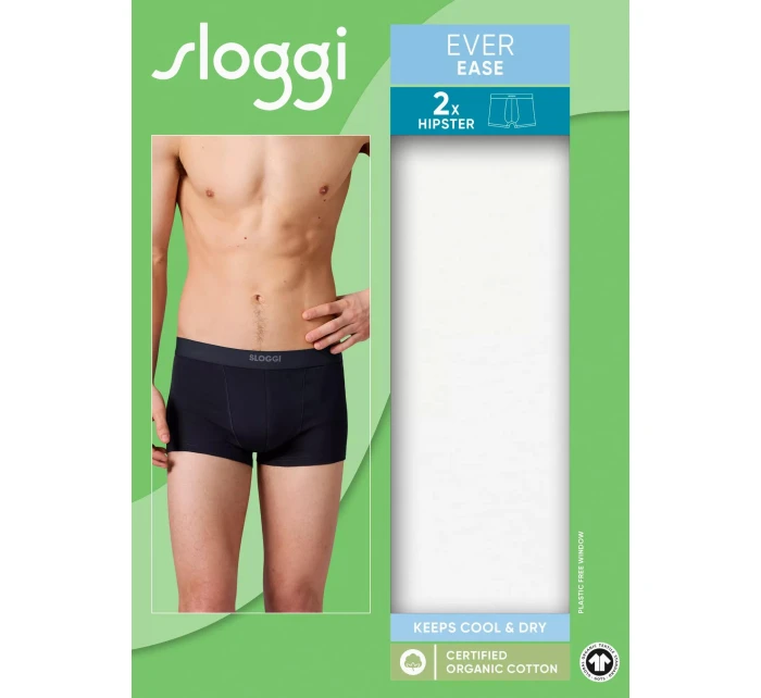 sloggi men EVER Ease Hipster 2P - WHITE - SLOGGI WHITE - SLOGGI