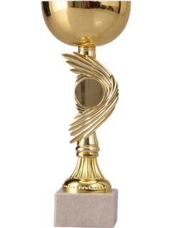 Zlatý kovový pohár T-M 9031C