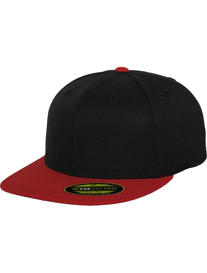 Flexfit 6210/6210T 6 panelová kšiltovka Premium 210 Fitted 55.6210 black/red Flexfit 6210/6210T 6 panelová kšiltovka Premium 210 Fitted 55.6210 black/red