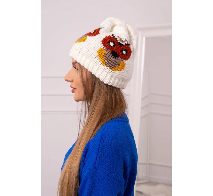 Dámská čepice Ofelia K349 ecru