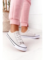 Dámské Klasické Tenisky Šedé model 21558085 - Boto Dámské Klasické Tenisky Šedé model 21558085 - Boto