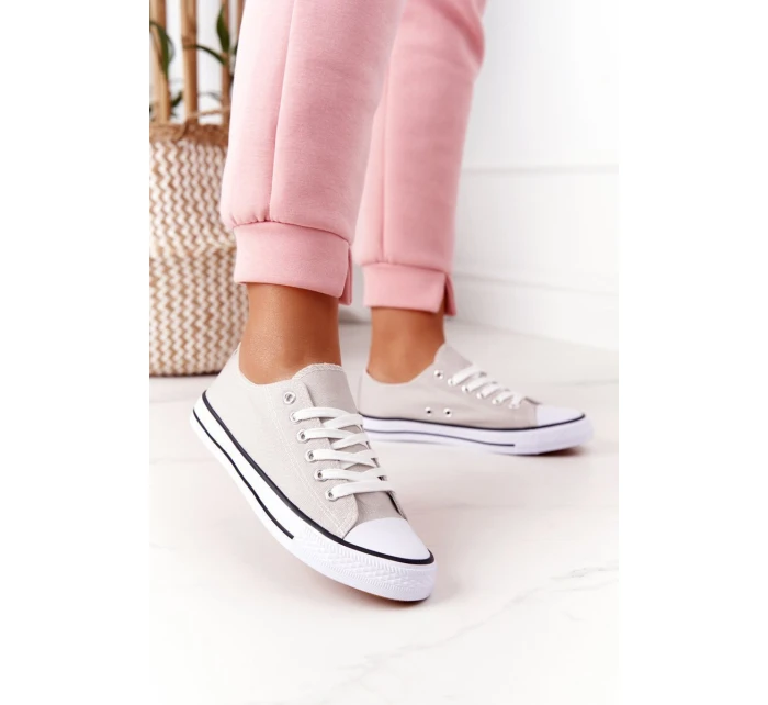 Dámské Klasické Tenisky Šedé model 21558085 - Boto Dámské Klasické Tenisky Šedé model 21558085 - Boto