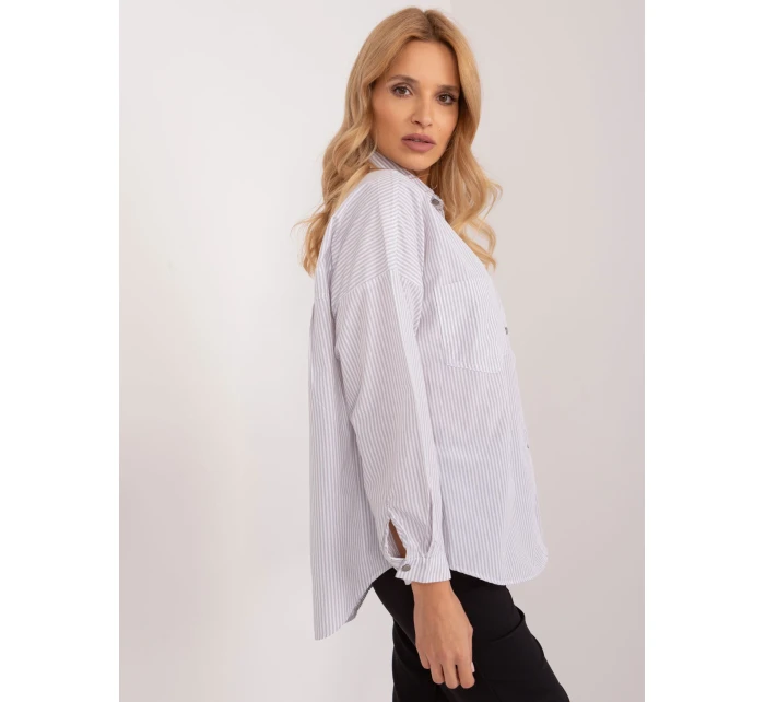 Košile BP KS 1012.25 bílá šedá