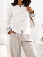 Sweter CS SW model 22559244 ecru - FPrice Sweter CS SW model 22559244 ecru - FPrice