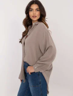 Koszula model 20613975 ciemny bezowy - FPrice