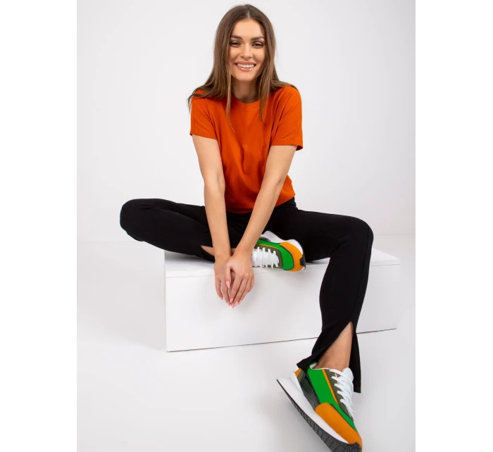 T shirt RV TS model 21275305 ciemny pomarańczowy - FPrice T shirt RV TS model 21275305 ciemny pomarańczowy - FPrice