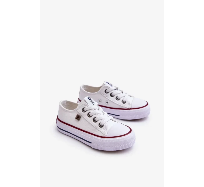 Dětské plátěné tenisky Big Star - bílé Dětské plátěné tenisky Big Star - bílé