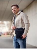Pánská crossbody taška Vuch Tate Black Pánská crossbody taška Vuch Tate Black
