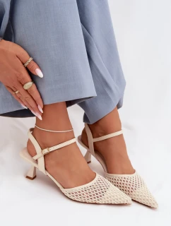 Sandály na podpatku  model 225215 Step in style