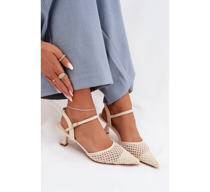 Sandály na podpatku  model 225215 Step in style