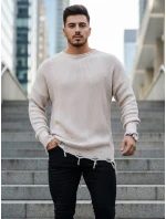 Pánský béžový svetr FashionStreet WX1965