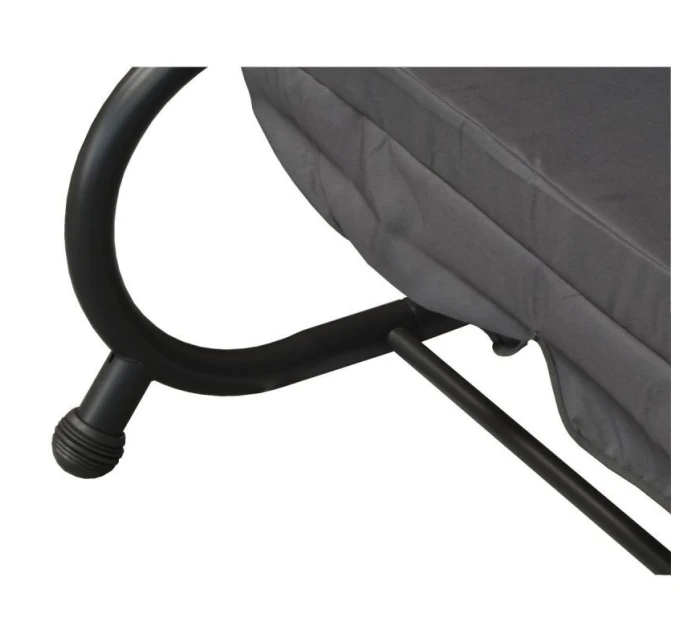 ZAHRADNÍ A BALKONOVÁ HOUPAČKA KASIA 3 OSOBY ŠEDÁ