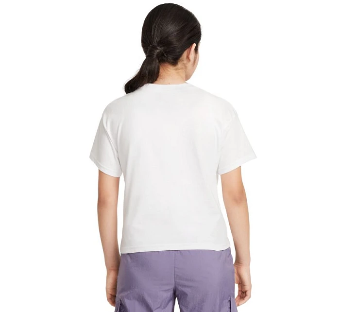 Dětské tričko Nike Sportswear bílé FZ5559 100 Dětské tričko Nike Sportswear bílé FZ5559 100