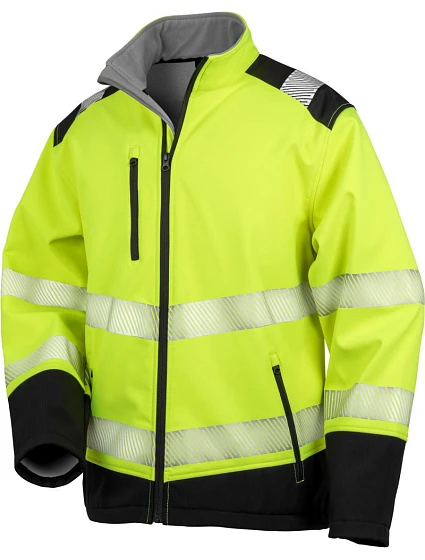 Result R 476X Bezpečnostní softshellová bunda 30.476X fluorescent yellow/black Result R 476X Bezpečnostní softshellová bunda 30.476X fluorescent yellow/black