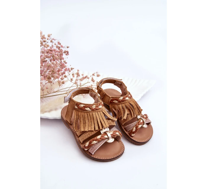 Dětské sandály na suchý zip se model 21621797 - Boto