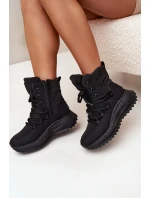 Dámské Sněhule Na Zip Big Star model 21706125 Černé - Big Star Shoes