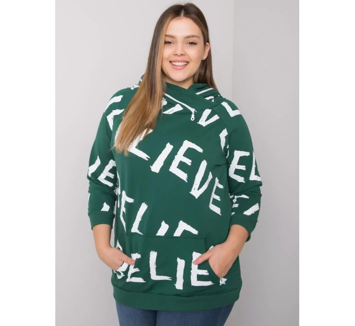 Mikina RV BL 7034.77P tmavě zelená