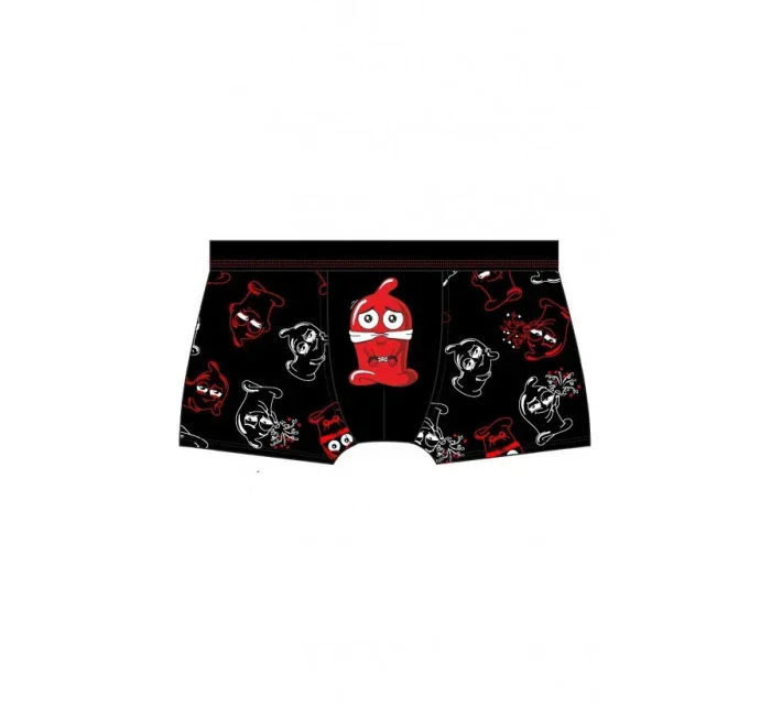 Boxerky gumové model 18012973 černé - Cornette Boxerky gumové model 18012973 černé - Cornette