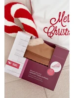 Dámské pantofle s kožíškem – camel Eveline Dámské pantofle s kožíškem – camel Eveline