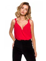 Šifonové body model 18590125 černé - Moe