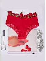 Dámské kalhotky Cheekie Brasil červené - Julimex Dámské kalhotky Cheekie Brasil červené - Julimex