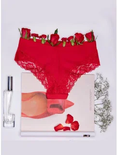 Dámské kalhotky Cheekie Brasil  červené - Julimex