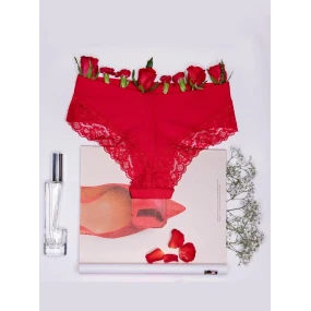 Dámské kalhotky Cheekie Brasil  červené - Julimex