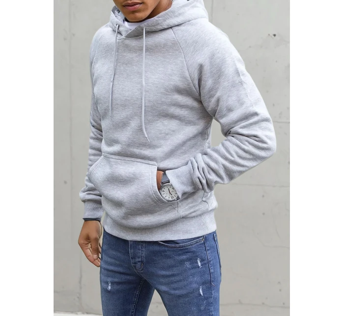 Pánská světle šedá mikina Dstreet model 21966918 - FashionStreet
