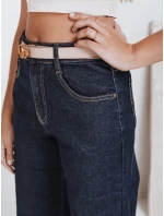 Dámské džíny s širokými nohavicemi tmavě modré Dstreet model 21992549 - FashionStreet