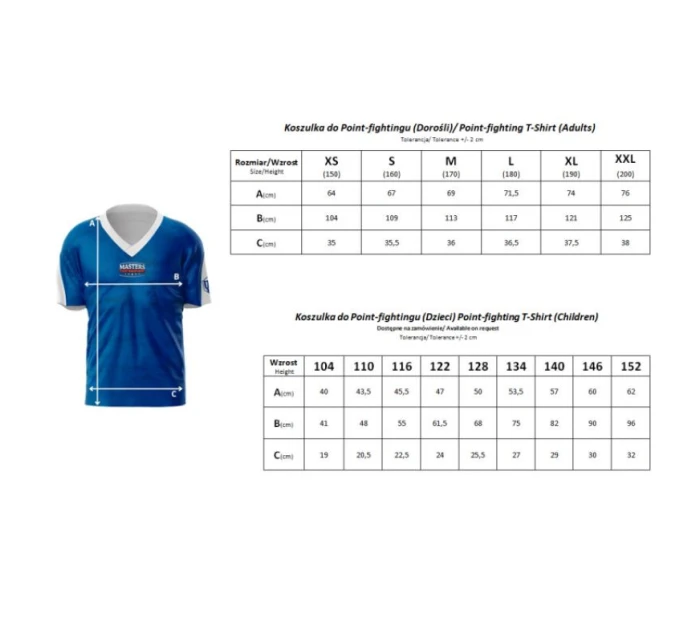 Tričko MASTERS pro model 21352318 - Point