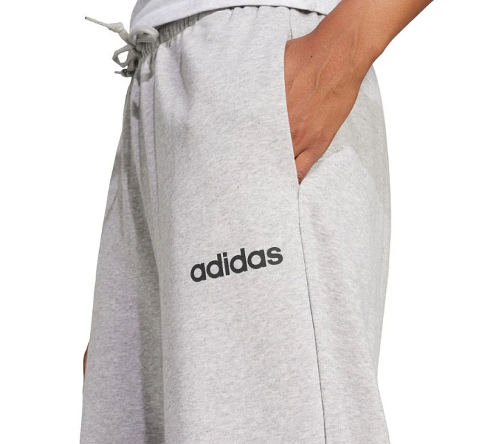 Dámské kalhoty adidas Essentials Linear French Terry Cuffed světle šedé JC5953 dámské