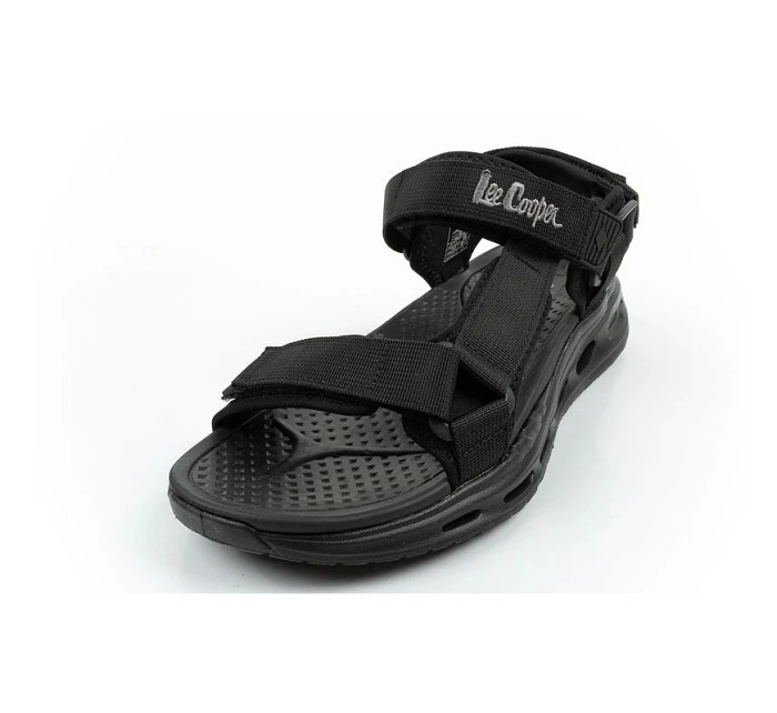 Lee Cooper pánské boty na suchý zip sandály na léto černé lehké Lee Cooper pánské boty na suchý zip sandály na léto černé lehké