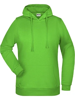 Daiber JN 795 Dámská mikina s kapucí 02.0795 lime green