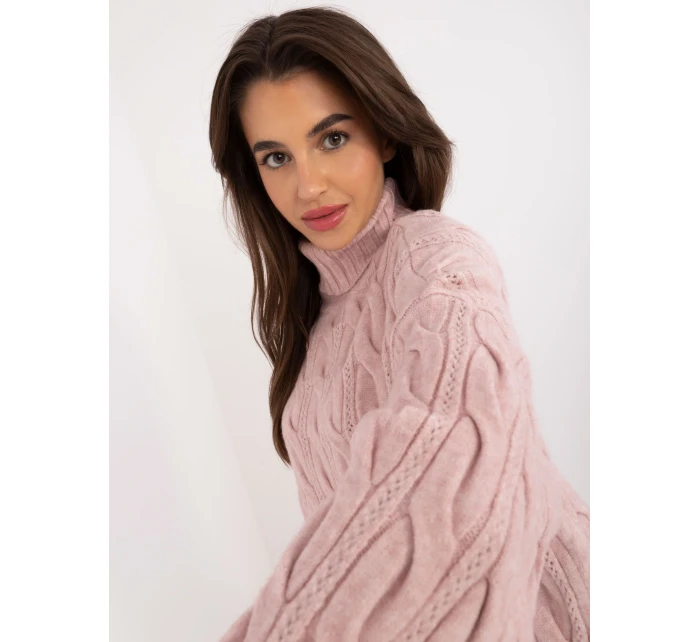 Jumper AT SW 23445.00 světle růžový Jumper AT SW 23445.00 světle růžový