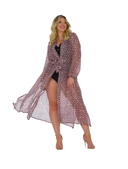 Dámské pareo 14 model 21135592 růžová vzor - Self