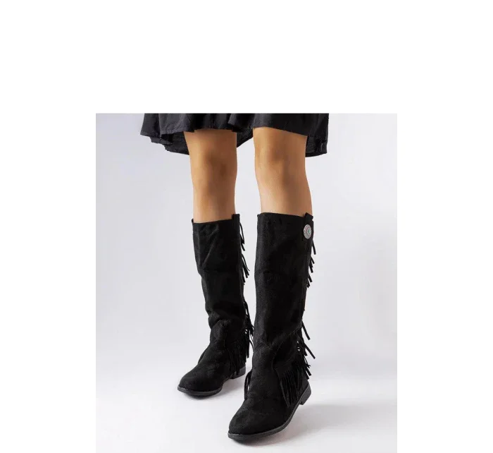 Kozačky na klínech model 205872 Solea Kozačky na klínech model 205872 Solea