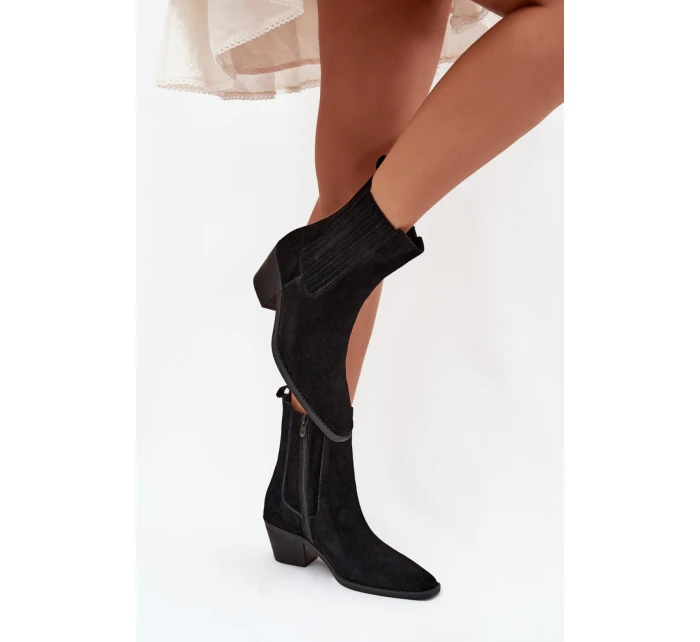 Boty na podpatku  model 216949 Step in style