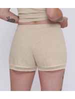 Dámské šortky GO Ribbed Short - GRAY - sv. béžové M013 - SLOGGI