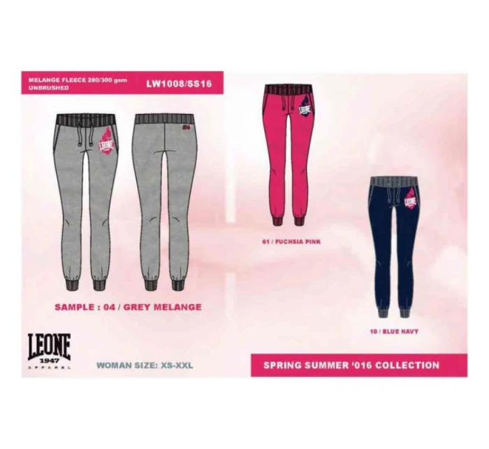 Dámské dlouhé kalhoty  tmavě modré model 21348621 - LEONE