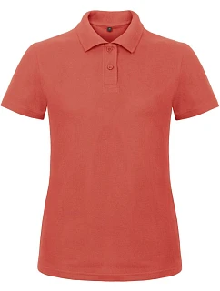 B&C ID.001 /women Dámské piqué polo 01.ID10 pixel coral