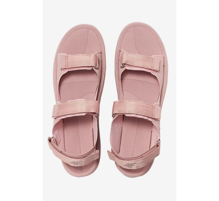 Dámské sportovní sandály model 21664881 Růžový - 4F Dámské sportovní sandály model 21664881 Růžový - 4F