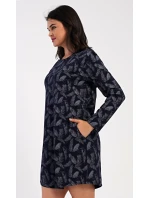 Dámské domácí šaty s dlouhým rukávem Isabela