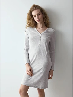 Dámská noční košile Mix & Match NDK Soft - Grey Combination - šedá M013 - TRIUMPH