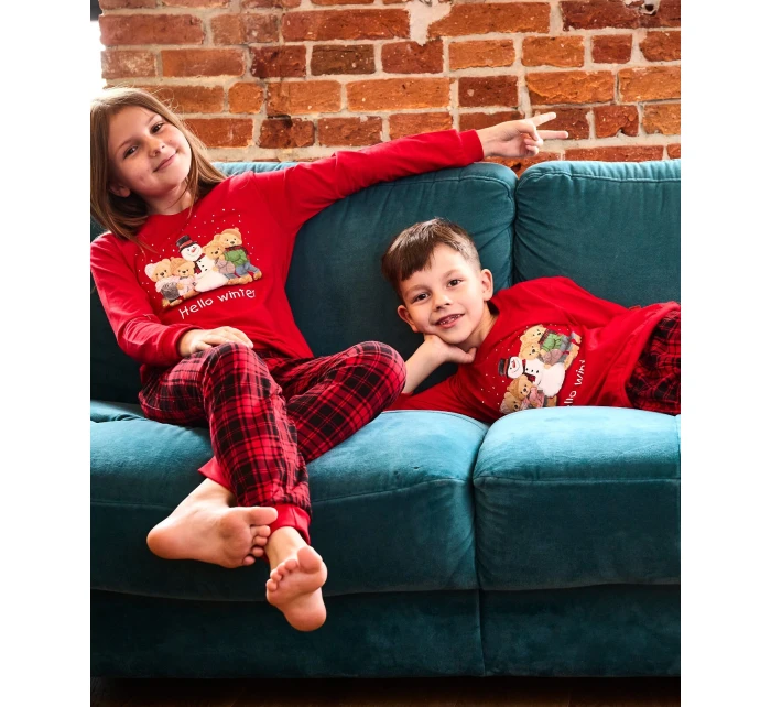 Cornette Dětské chlapecké pyžamo 593/171 Winter 86-128 Cornette Dětské chlapecké pyžamo 593/171 Winter 86-128