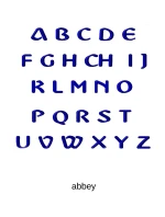 Výšivka monogram dvě písmena Allegra script Výšivka monogram dvě písmena Allegra script